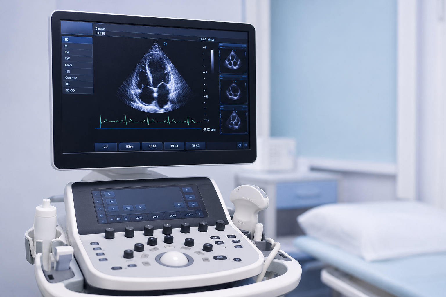 2D Echocardiography machine at Swasthya Hospital