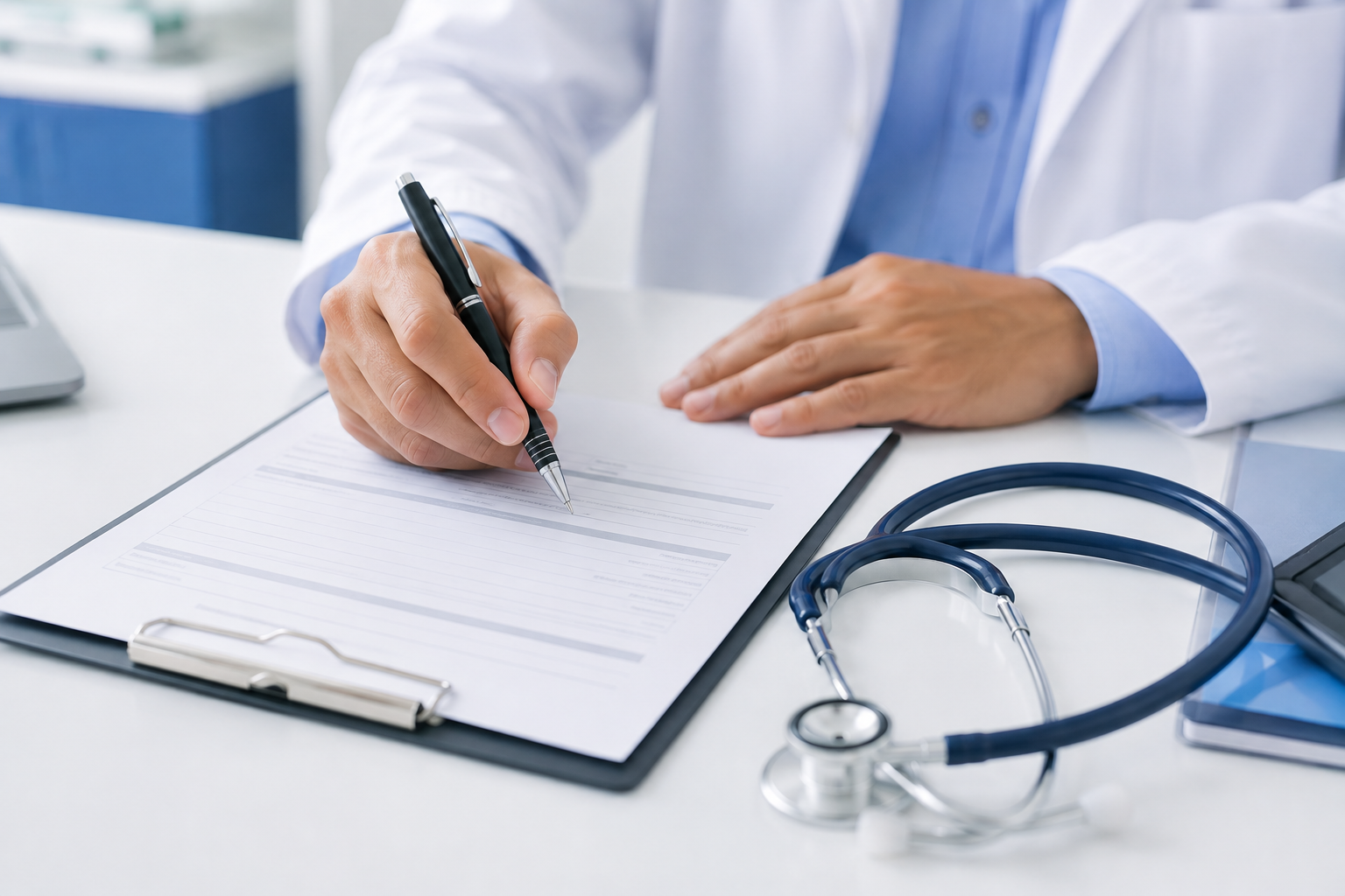 Medical fitness certificate issued by Swasthya Hospital